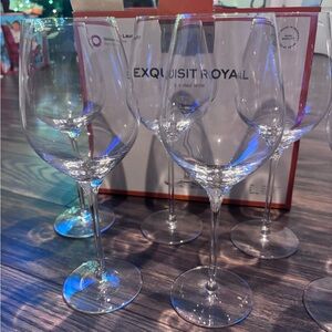 Stolzle Lausitz Exquisit Royal 6 Red Wine Glasses  - Clear
